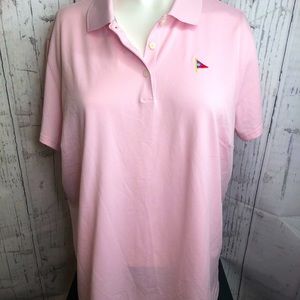 NWT Adidas light pink golf style T-shirt x…